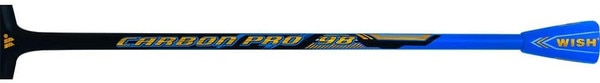 Carbon Pro 98 Badminton Racket: Sideview of rail